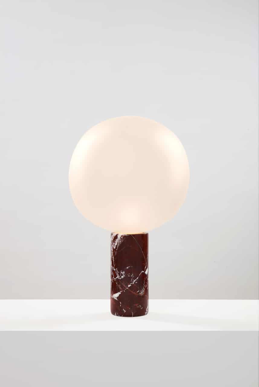 Blow Burgundy Table Lamp