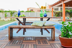 Reclaimed Scaffold Dining Table