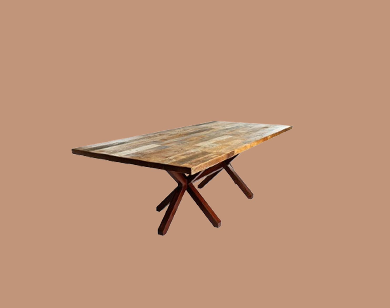 Reclaimed Scaffold Dining Table
