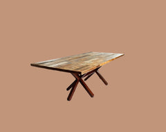 Reclaimed Scaffold Dining Table