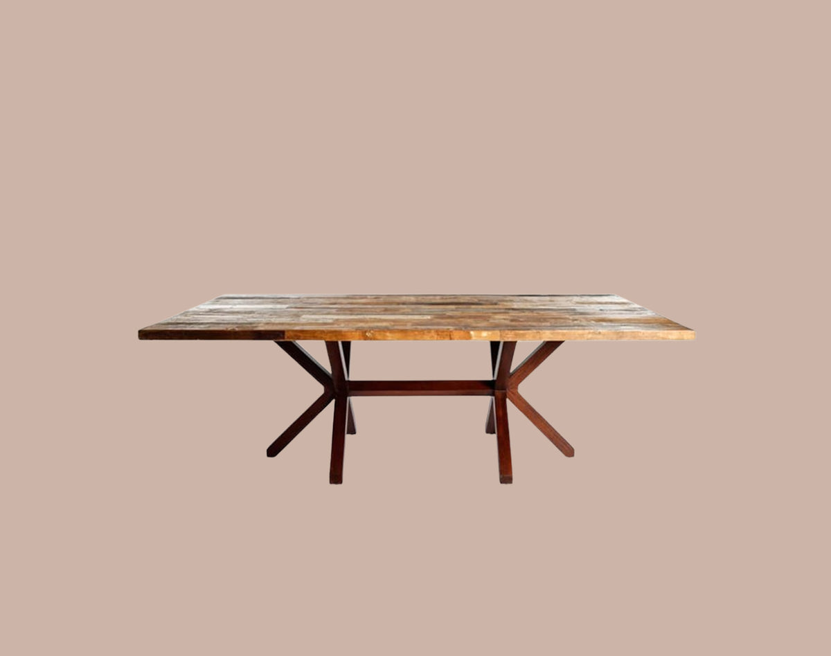 Reclaimed Scaffold Dining Table