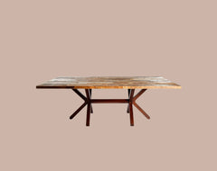 Reclaimed Scaffold Dining Table